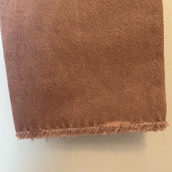 Sandro dusty vintage pink distressed high rise denim - Picture 3 of 8